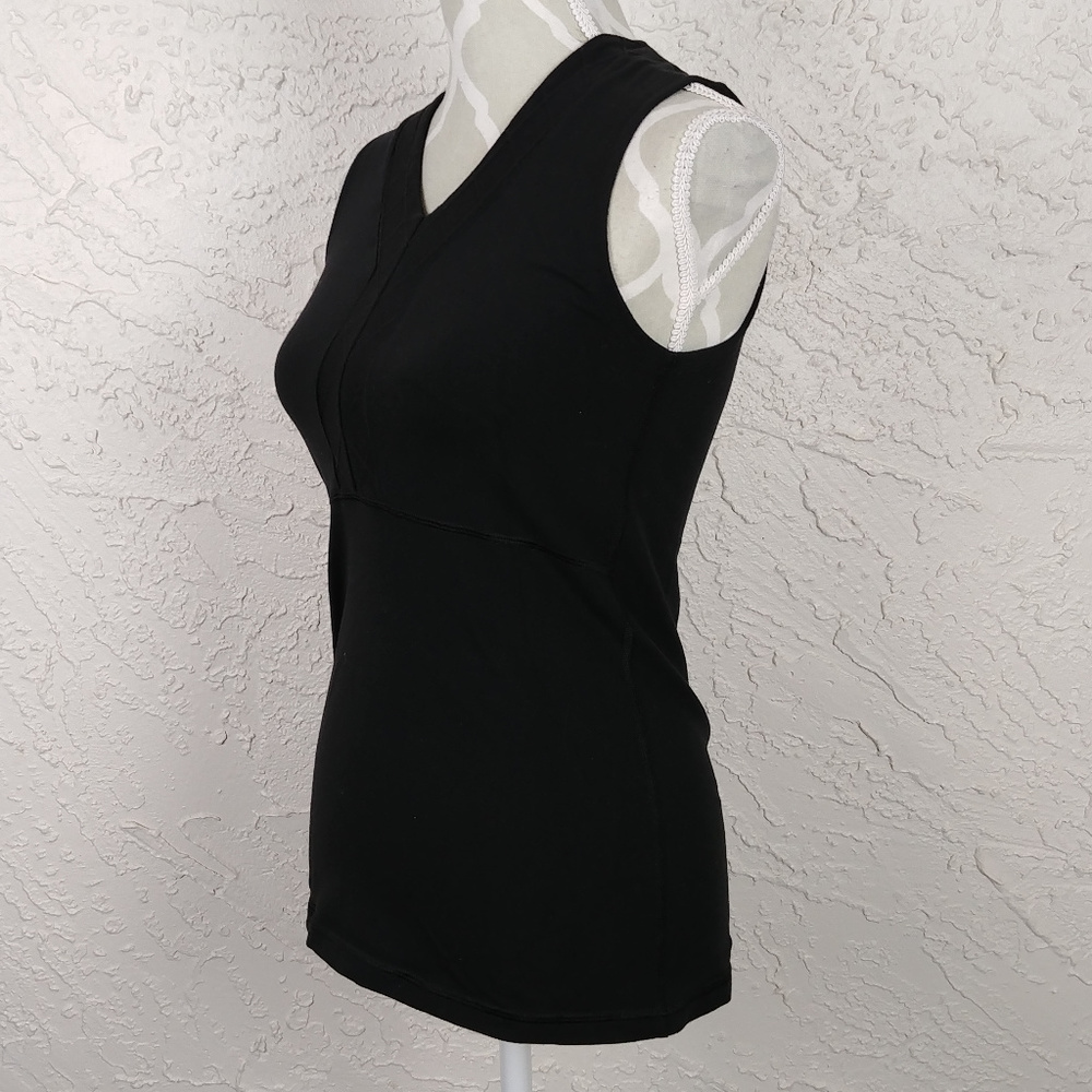 Lululemon Womens V Neck Black Tank